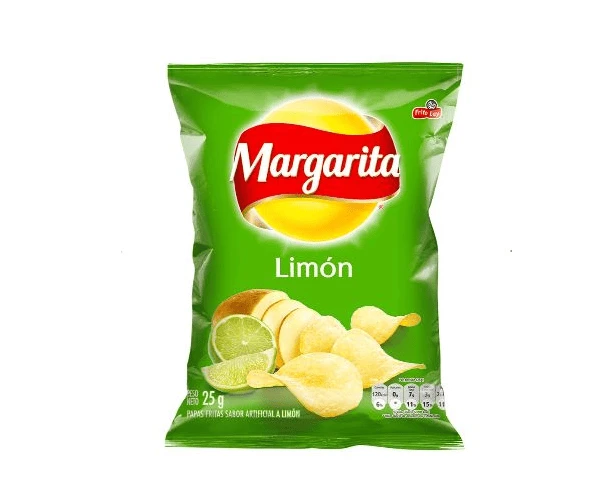PAPAS MARGARITA FRITO LAY LIMON 25 G X 25 GR