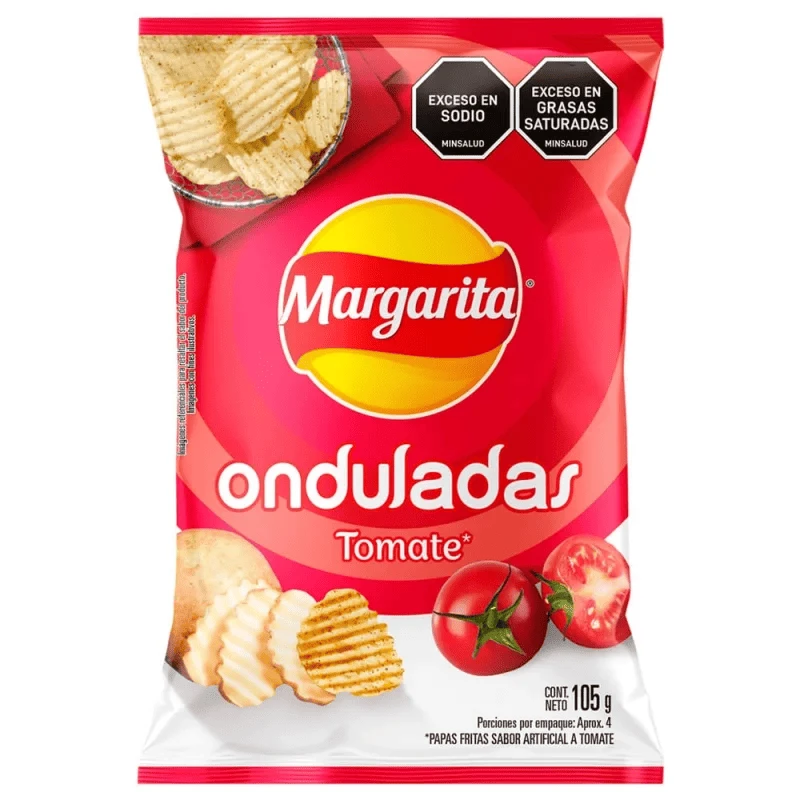 PAPITAS FRITOLAY ONDU TOMATE X 105 GR