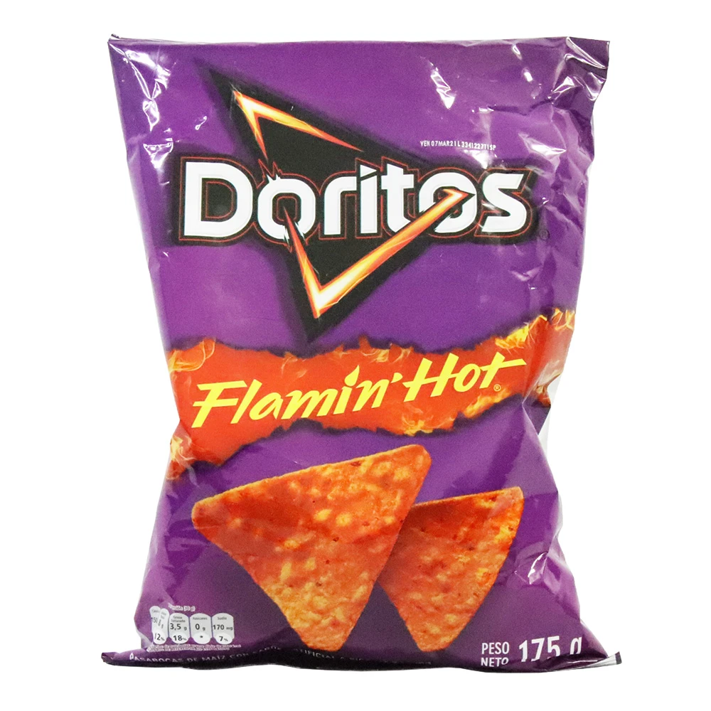 DORITOS FRITOLAY FLAMIN HOT X 175 GR