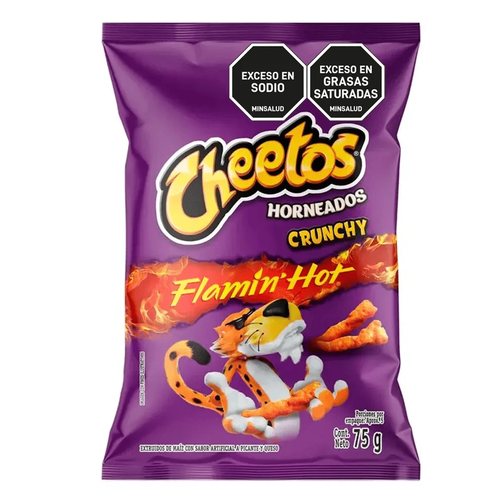 CHEETOS FRITO LAY FLAMIN HOT X 75 GR