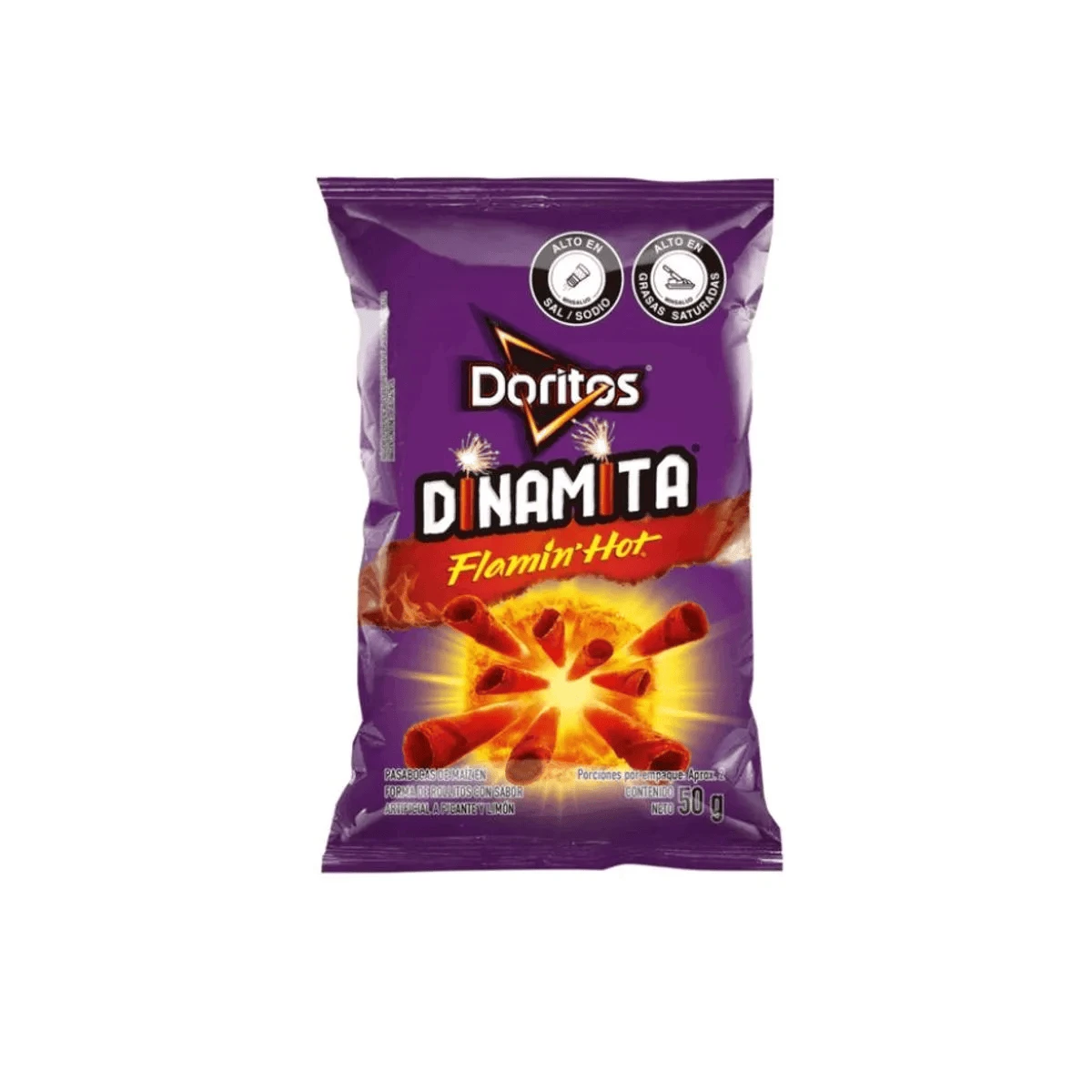 DORITOS FRITOLAY FLAMIN DINAMITA X 50 GR