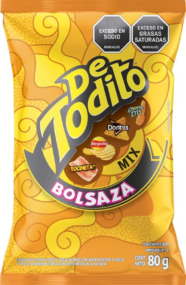 DETODITO FRITO LAY MIX BOLSAZA X 80 GR