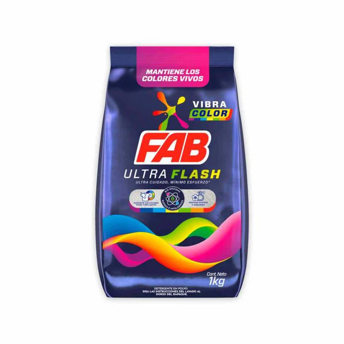 DETERGENTE FAB ULTRA COLOR PVO 1KG
