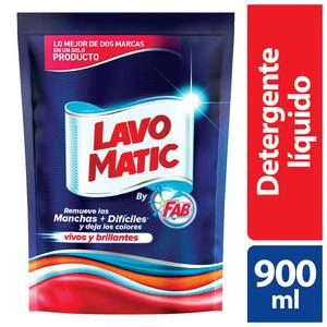 DETERGENTE LAVOMATIC LIQ 900 ML X 900 ML