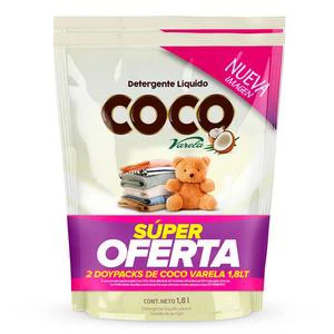 JABON COCO LIQUIDO X 1800 ML X 2 UNDS