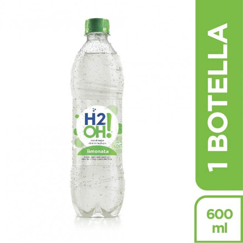 AGUA H2O LIMONATA X 600 ML