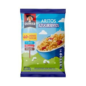 ARITOS QUAKER AZUCARADOS X X 230 GR