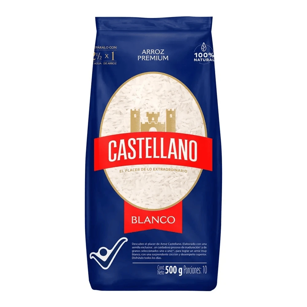 ARROZ CASTELLANO X 500 GR