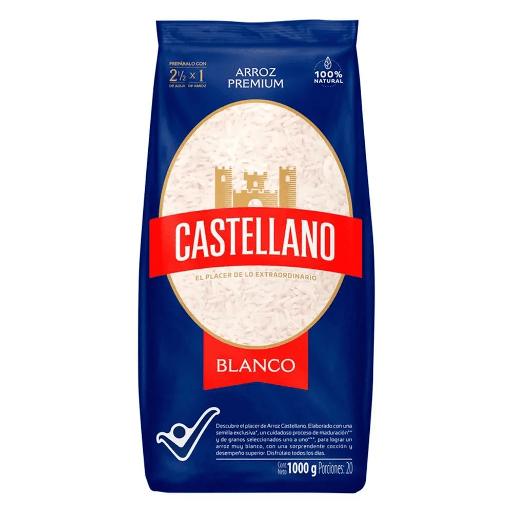 ARROZ CASTELLANO X 1000 GR