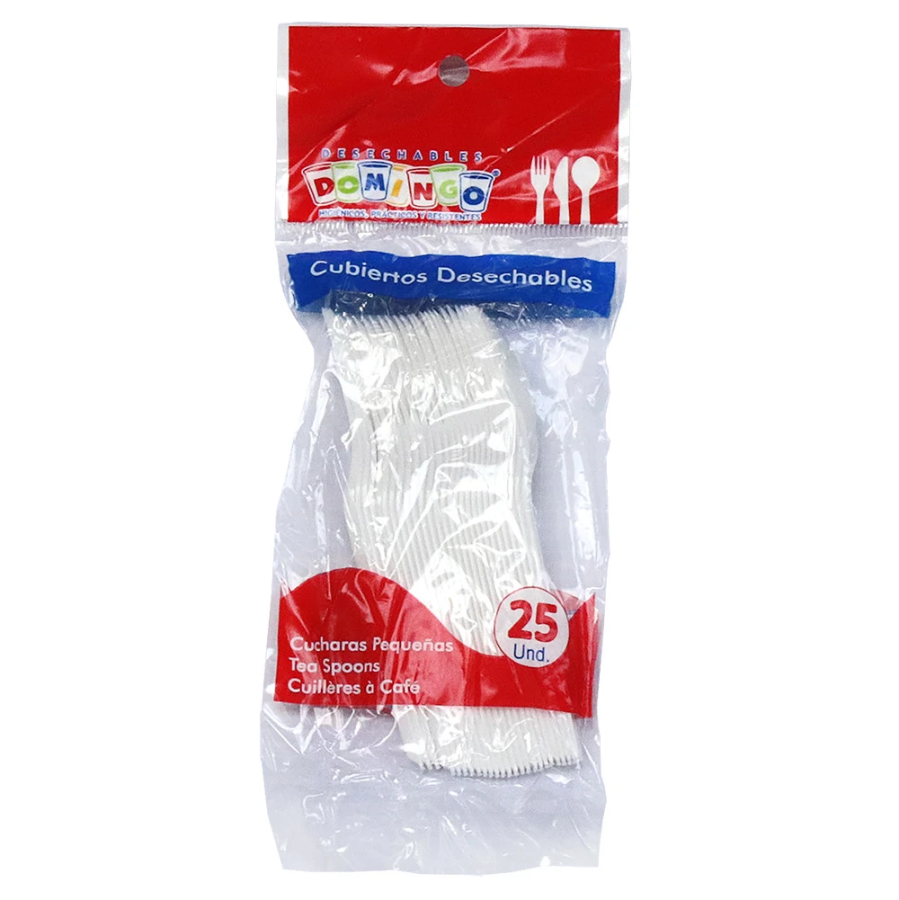 CUCHARAS DESECH.PEQ. 25 UND. X 25 UNDS