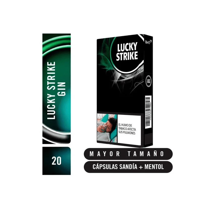 CIGARRILLO LUCKY GIN 20