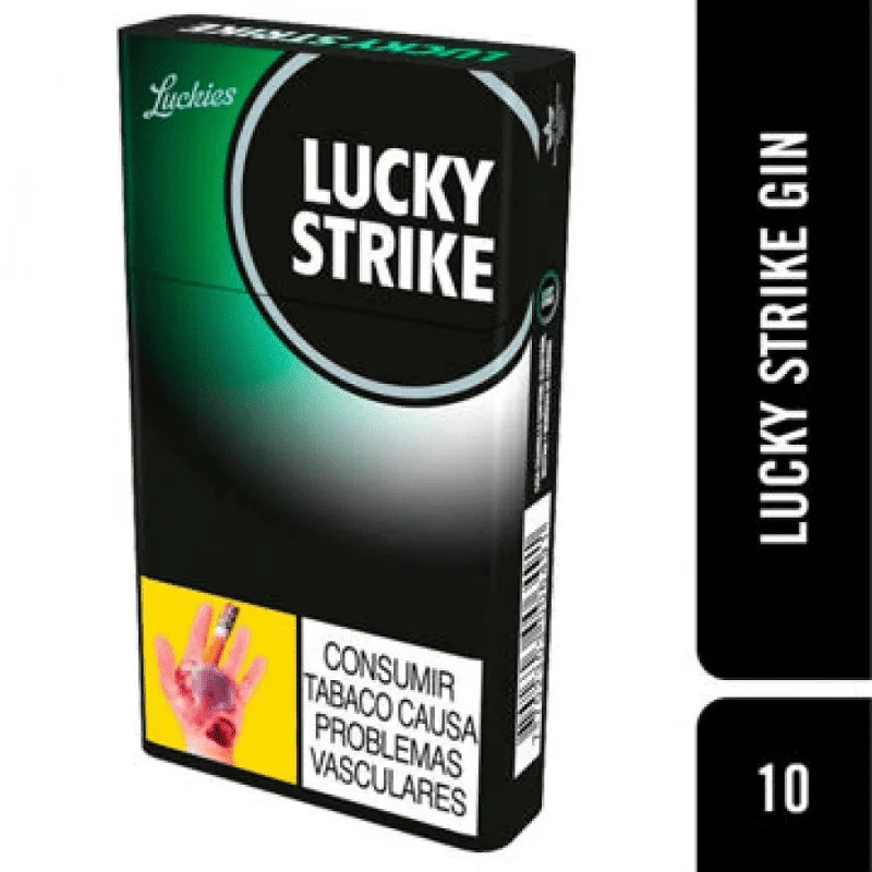 CIGARRILLO LUCKY GIN X 10 UNDS
