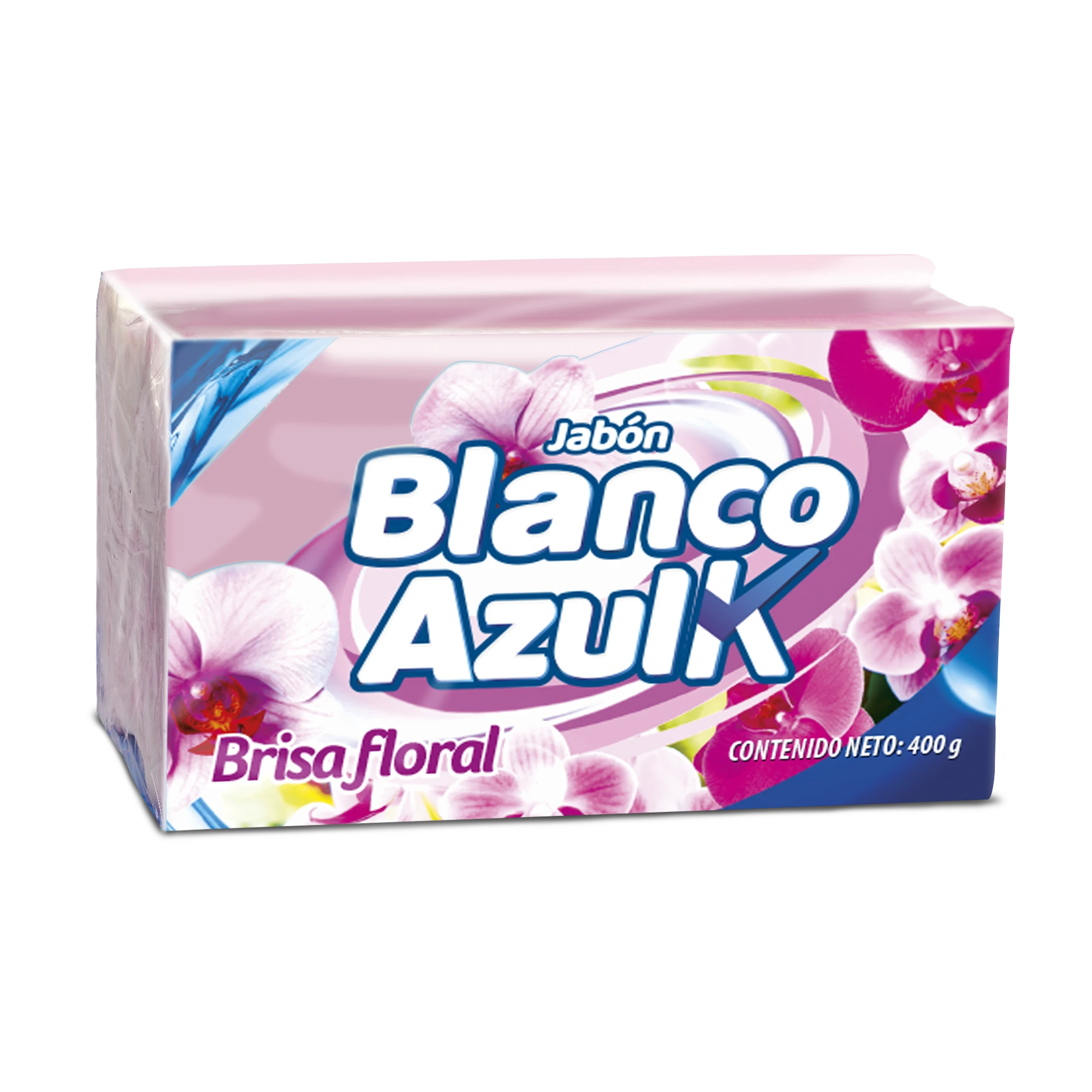 JABON BLANCO AZUL BARRA 400