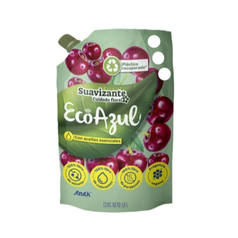 SUAVIZANTE ECOAZUL FLORAL DOY PACK X 1.6 ML