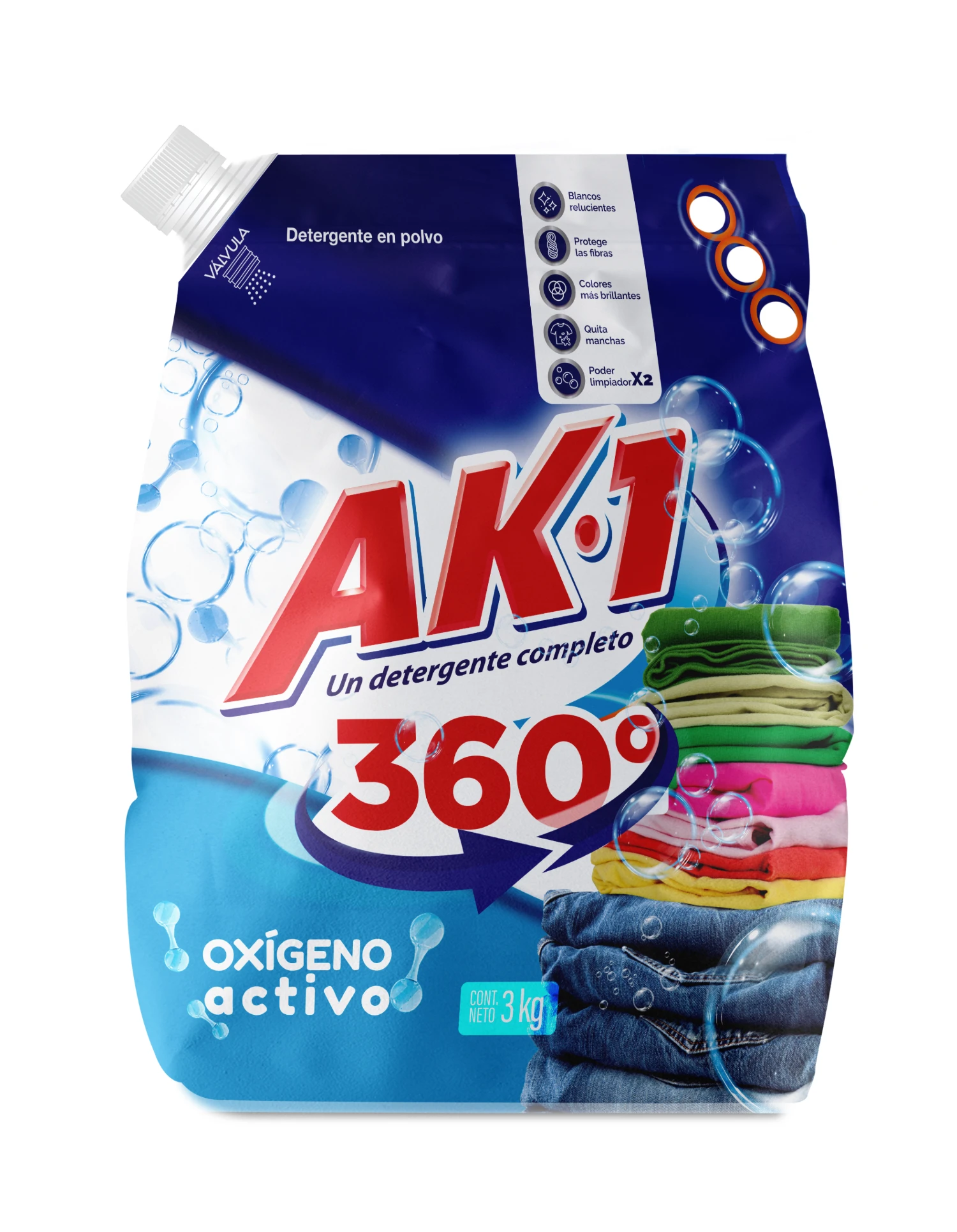 DETERGENTE AK-1 360 X 3000 GR