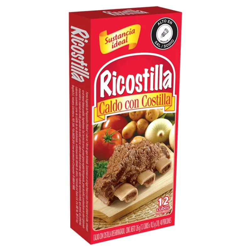 CALDO RICOSTILLA 12 CUBOS X 126 GR