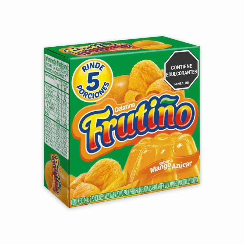 GELATINA FRUTIÑO MANGO AZUCAR X 35 GR