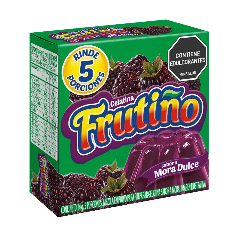 GELATINA FRUTIÑO MORA DULCE X 40 GR