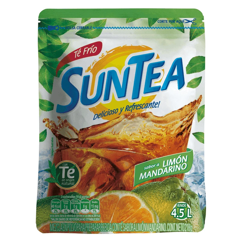 SUNTEA TE HELADO LIMON MANDA X 218 GR