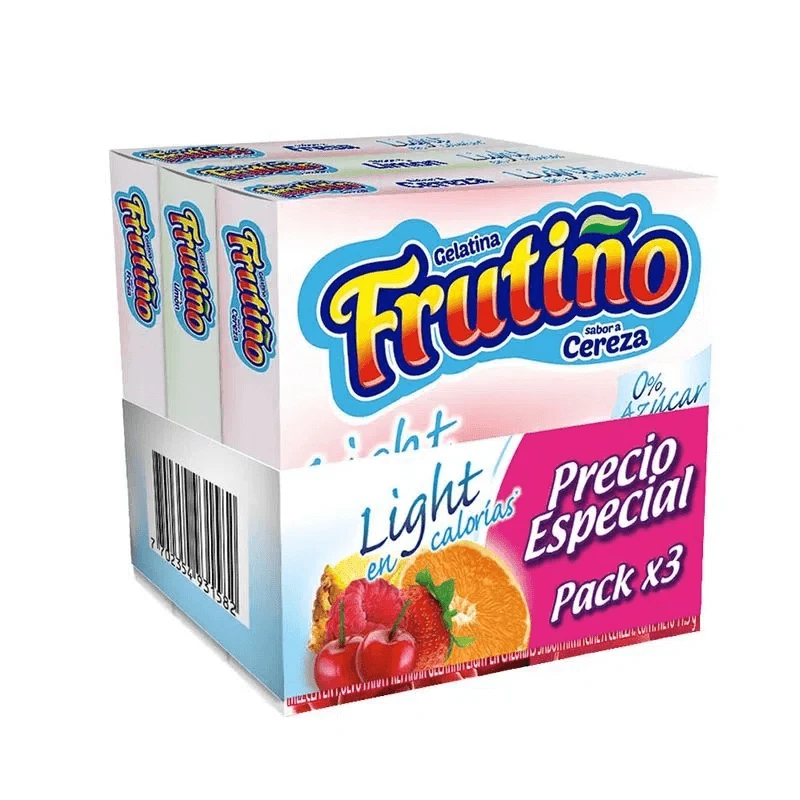 GELATINA FRUTIÑO LIGHT 3UNIDADES X 11 GR
