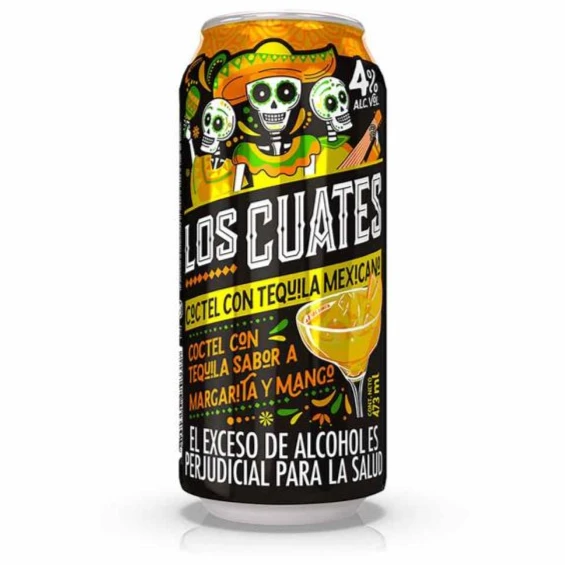 LOS CUATES MARGARITA MANGO X 473 ML