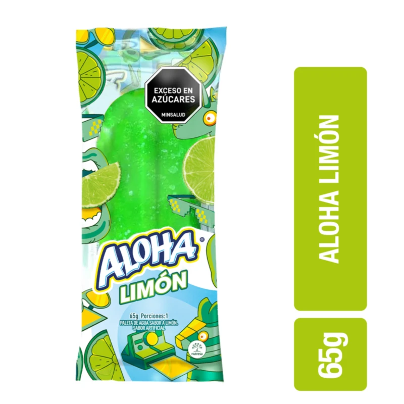 ALOHA PALETA LIMON X 65 GR