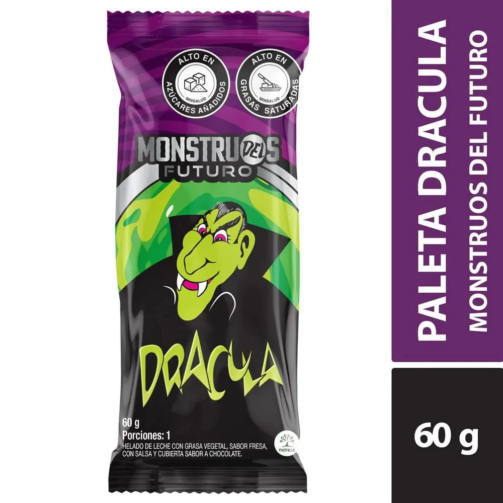 PALETA DRACULA MONSTRUOS X 60 GR