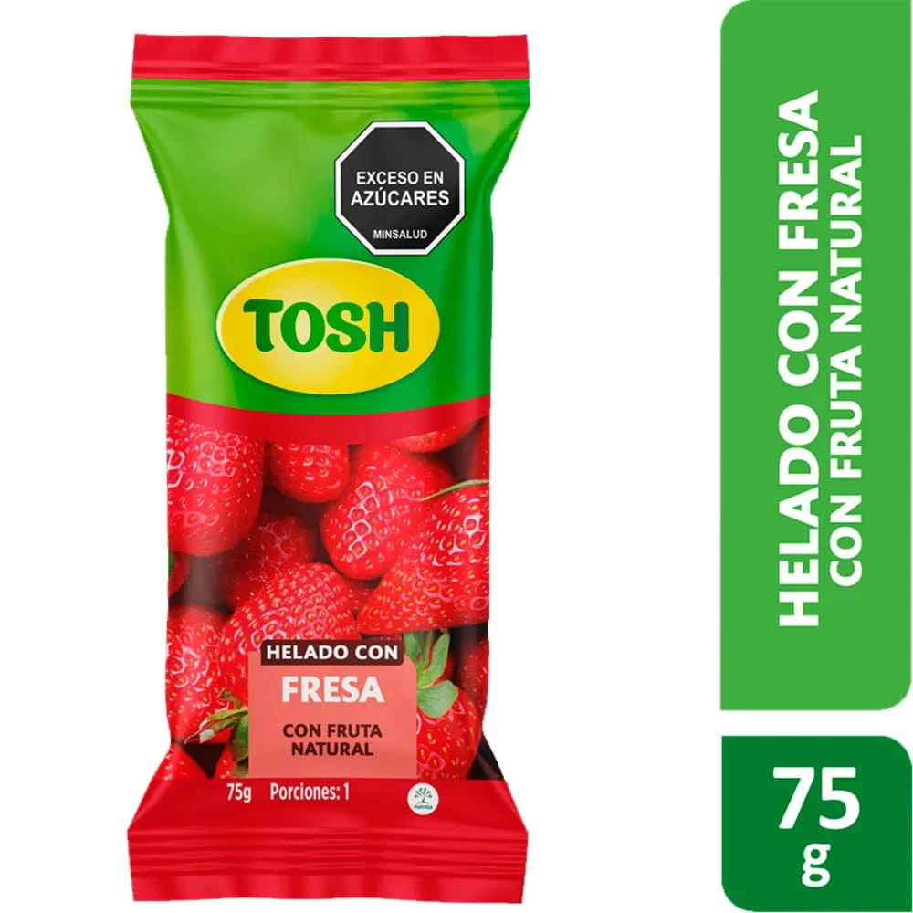 PALETA TOSH FRESA X 75 GR