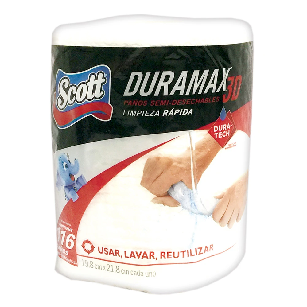 PAÑO EN ROLLO SCOTT DURAM 1 X 116 UNDS