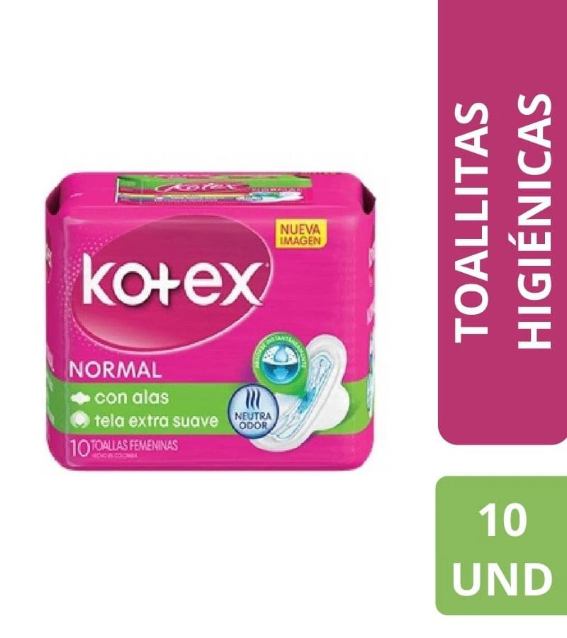 PROTECTORES KOTEX NORMAL TELA X 10 UNDS