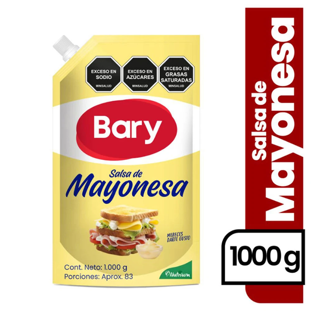MAYONESA BARY BOLSA 1000