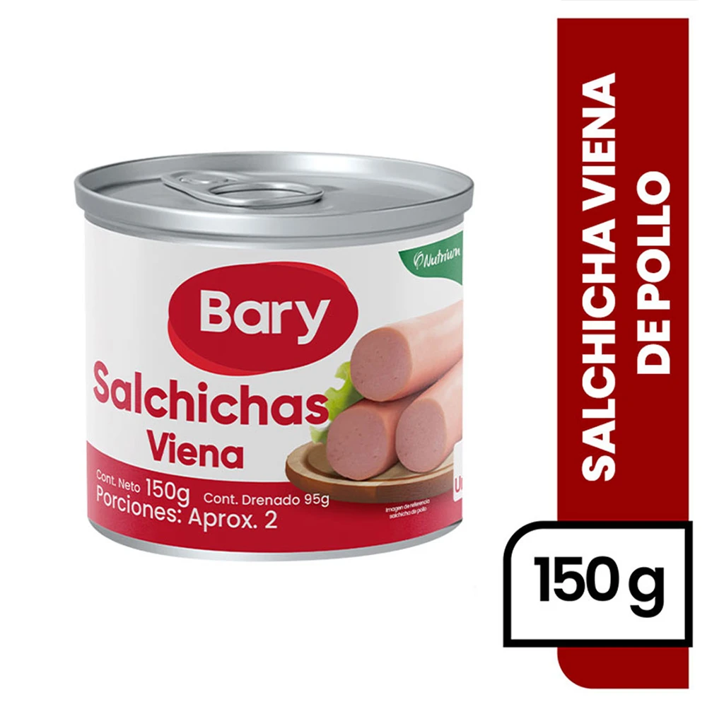 SALCHICHA BARY VIENA X 150 GR