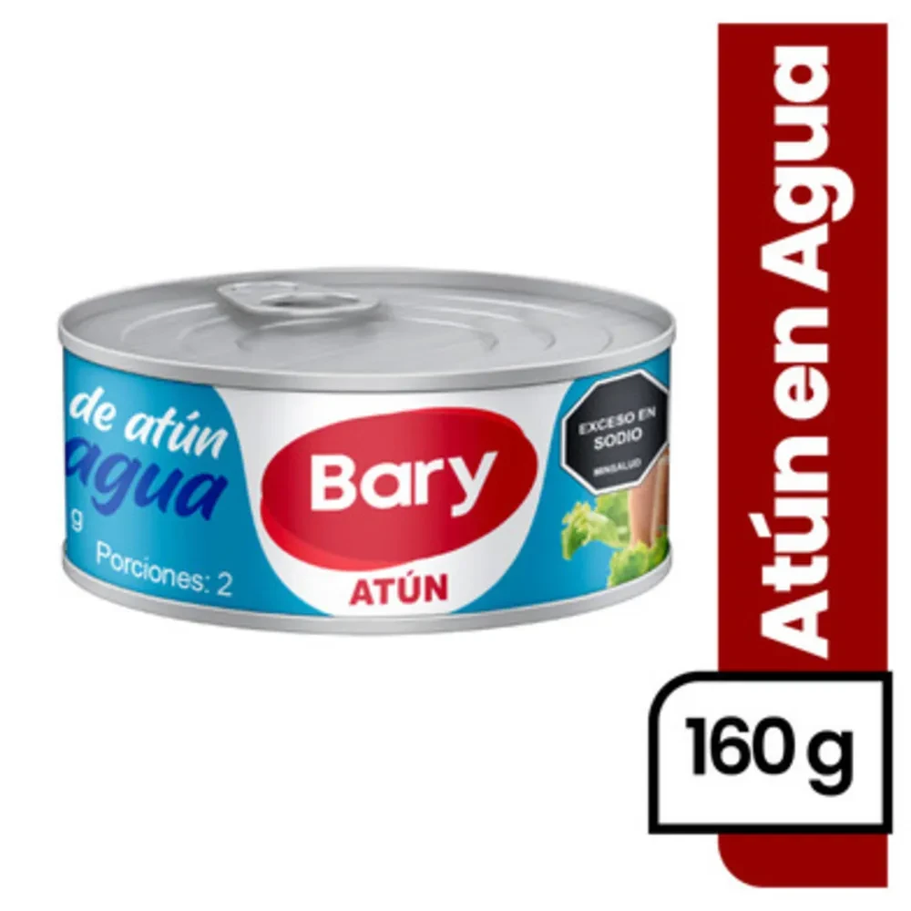 ATUN BARY EN AGUA X 160 GR