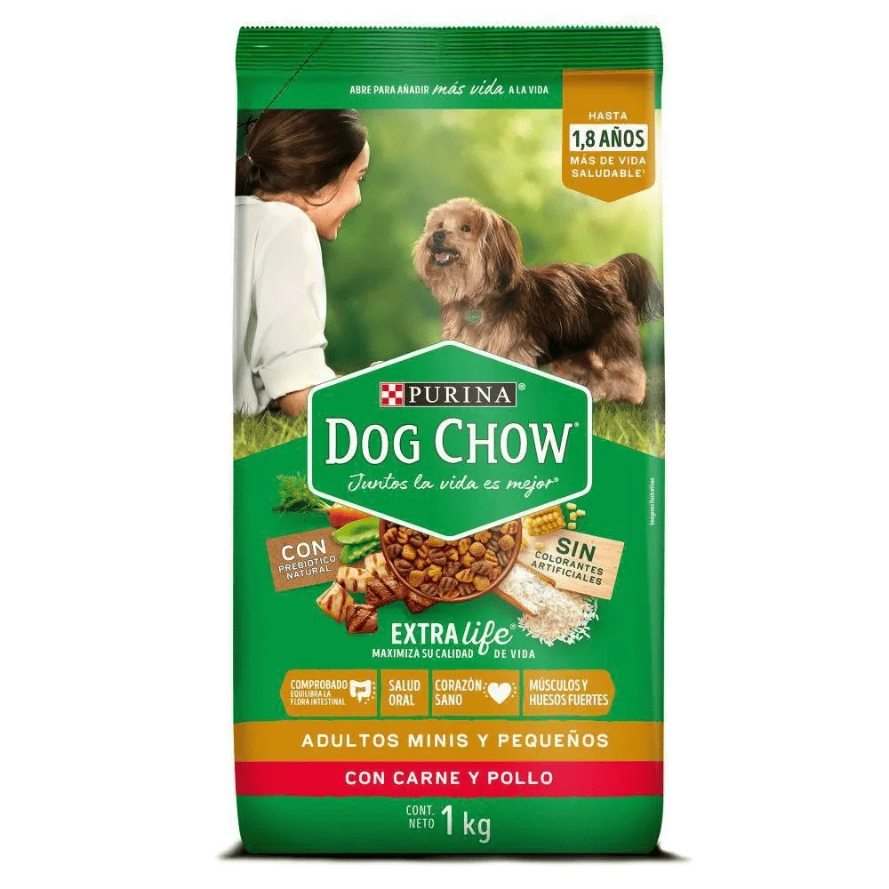 CUIDO DOG CHOW ADULTO RAZA PEQUEÑA X 1 KG