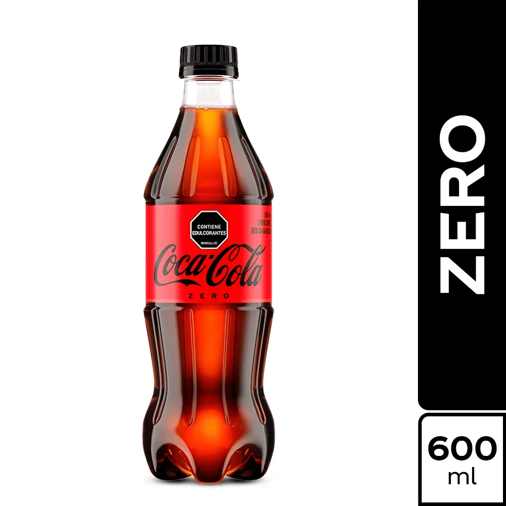 COCA COLA ZERO X 600 ML