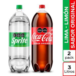 COCA COLA 3LT + SPRITE X 3 LT