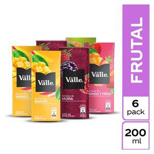 FRESCO DEL VALLE TETRA X 188 ML X 6 UNDS (SIXPACK)