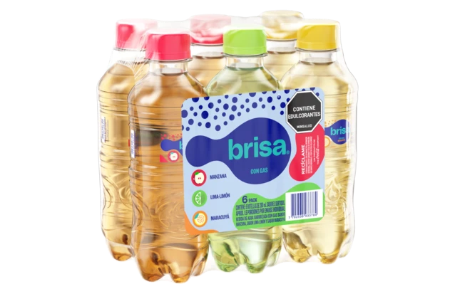 AGUA BRISA CON GAS X 280 ML X 6 UNDS (SIXPACK)