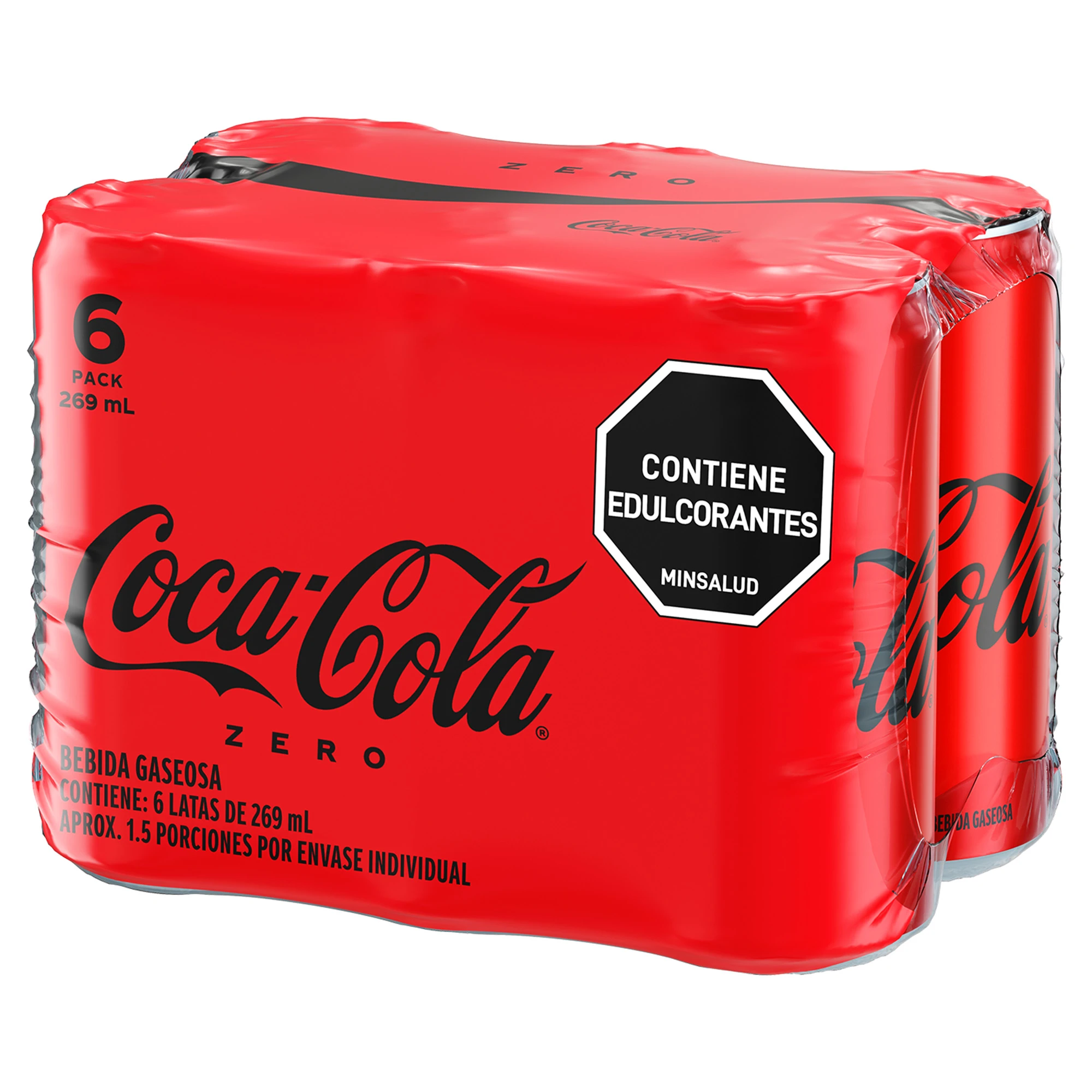 COCA COLA LATA ZERO X 235 ML X 6 UNDS (SIXPACK)