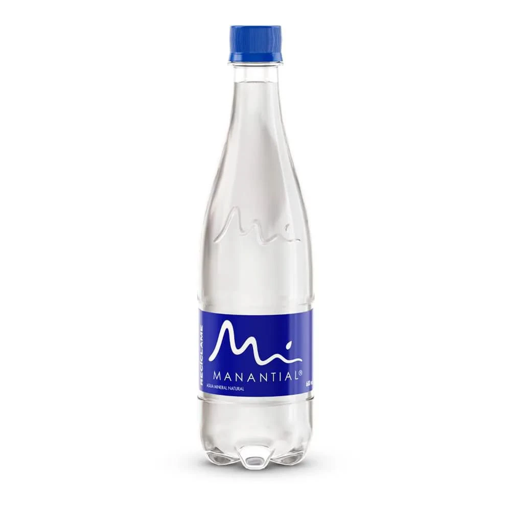 AGUA MANANTIAL CON GAS X 600 ML