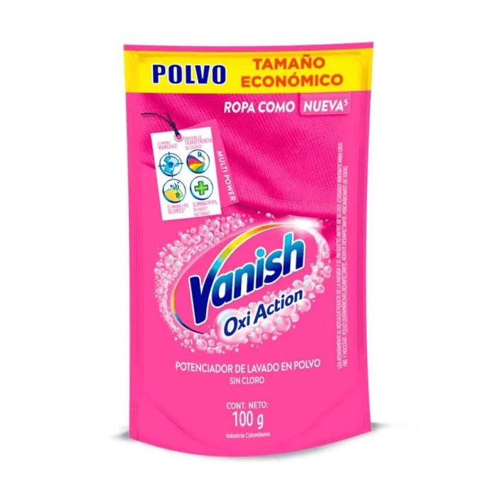 VANISH Q MANCH ROSA POLVO X 100 GR