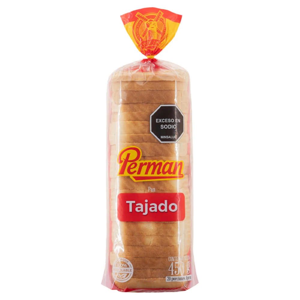PAN TAJADO PERMAN X 450 GR