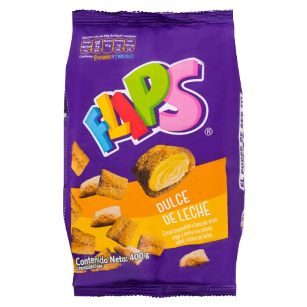 CEREAL EXPANDIDO FLIPS DELCE X 400 GR