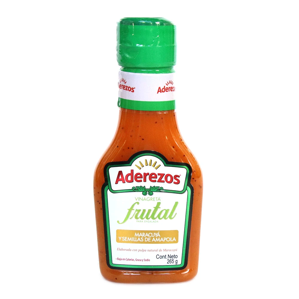 VINAGRETA ADEREZO MARACUYA X 265 GR