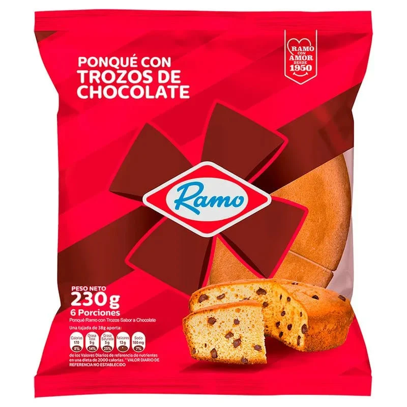 PONQUE RAMO TROZOS CHOC X 230 GR
