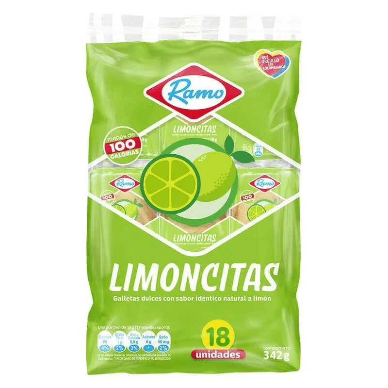 GALLETAS RAMO LIMONCITA X 8 UNDS