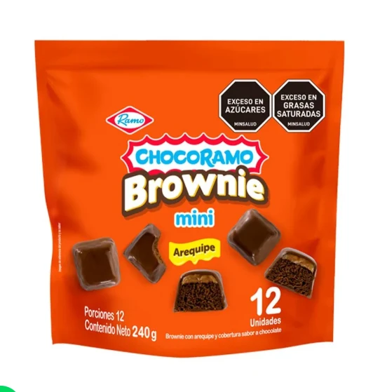 MINI BROWNIE CHOCORRAMO 12 X 240 GR