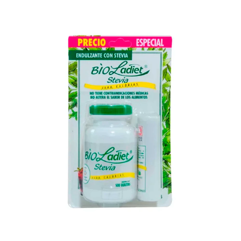 BIOLADIET TABLETA STEVIA X 500 UNDS