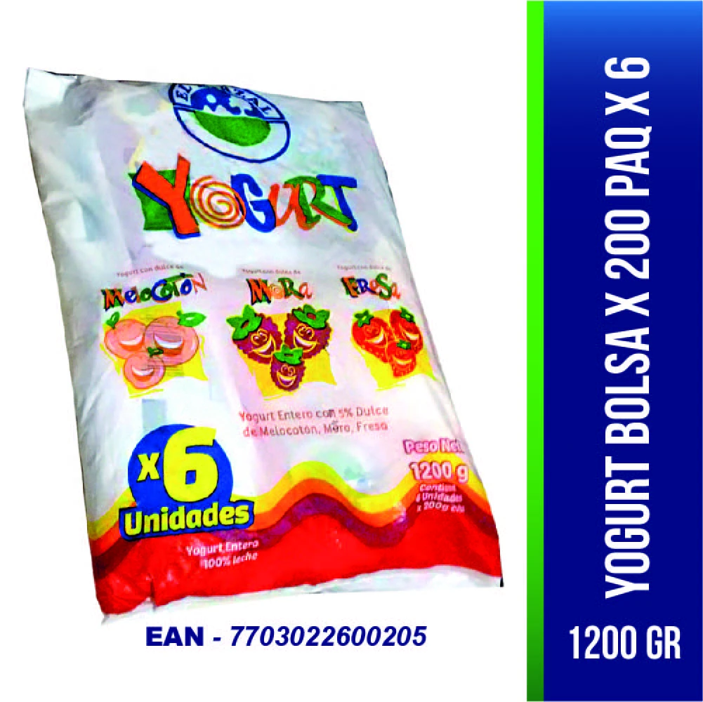 YOGUR ZARZAL BOL X 200 GR X 6 UNDS (SIXPACK)