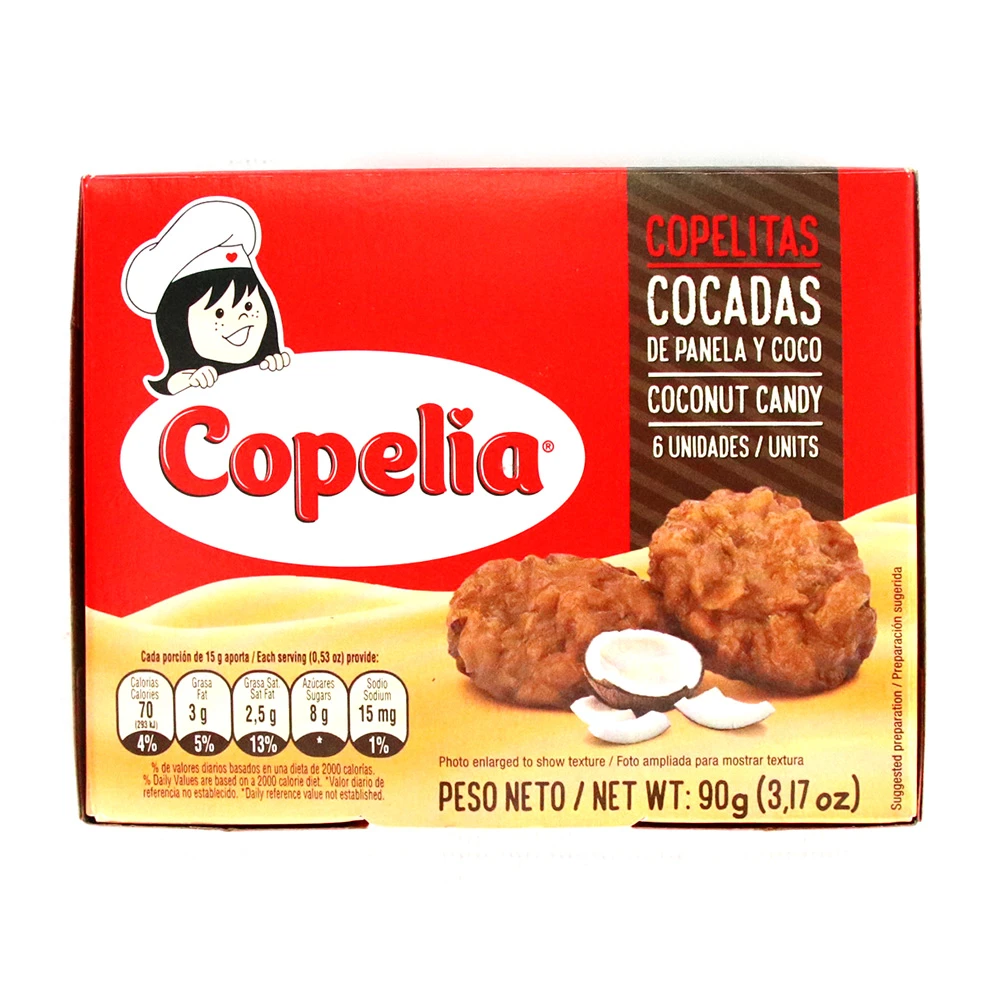 PANELITA COPELIA COCA/COCO 6 X 90 GR